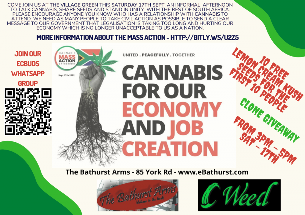 Cannabis Mass Action -  Bathurst Arms 17th Sept.png